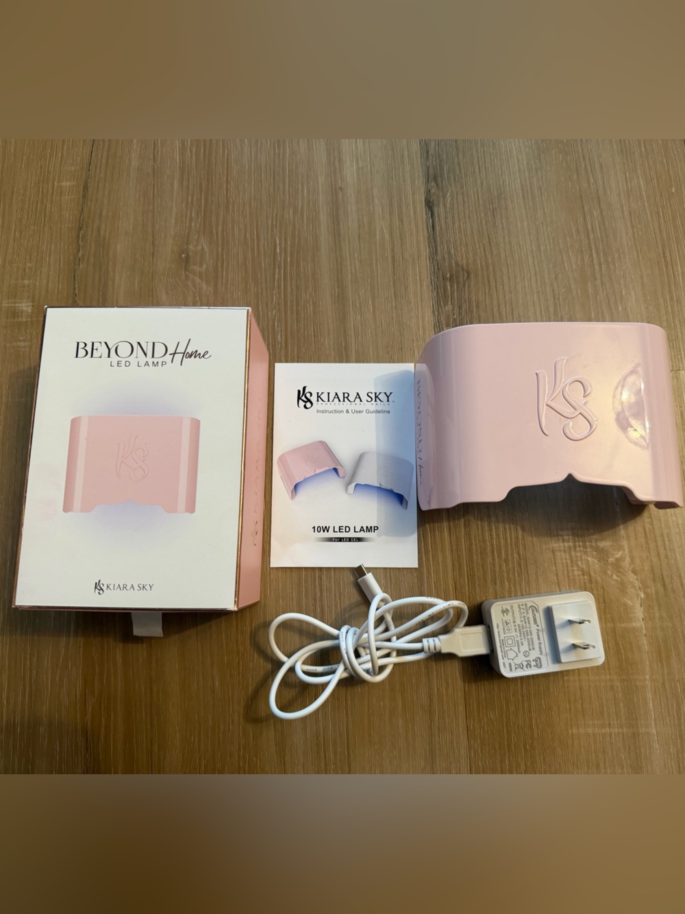 Kiara Sky Pink LED Gel Nail Lamp